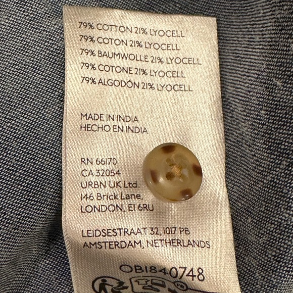 Anthropologie Blue Blouse - Picture 7 of 9